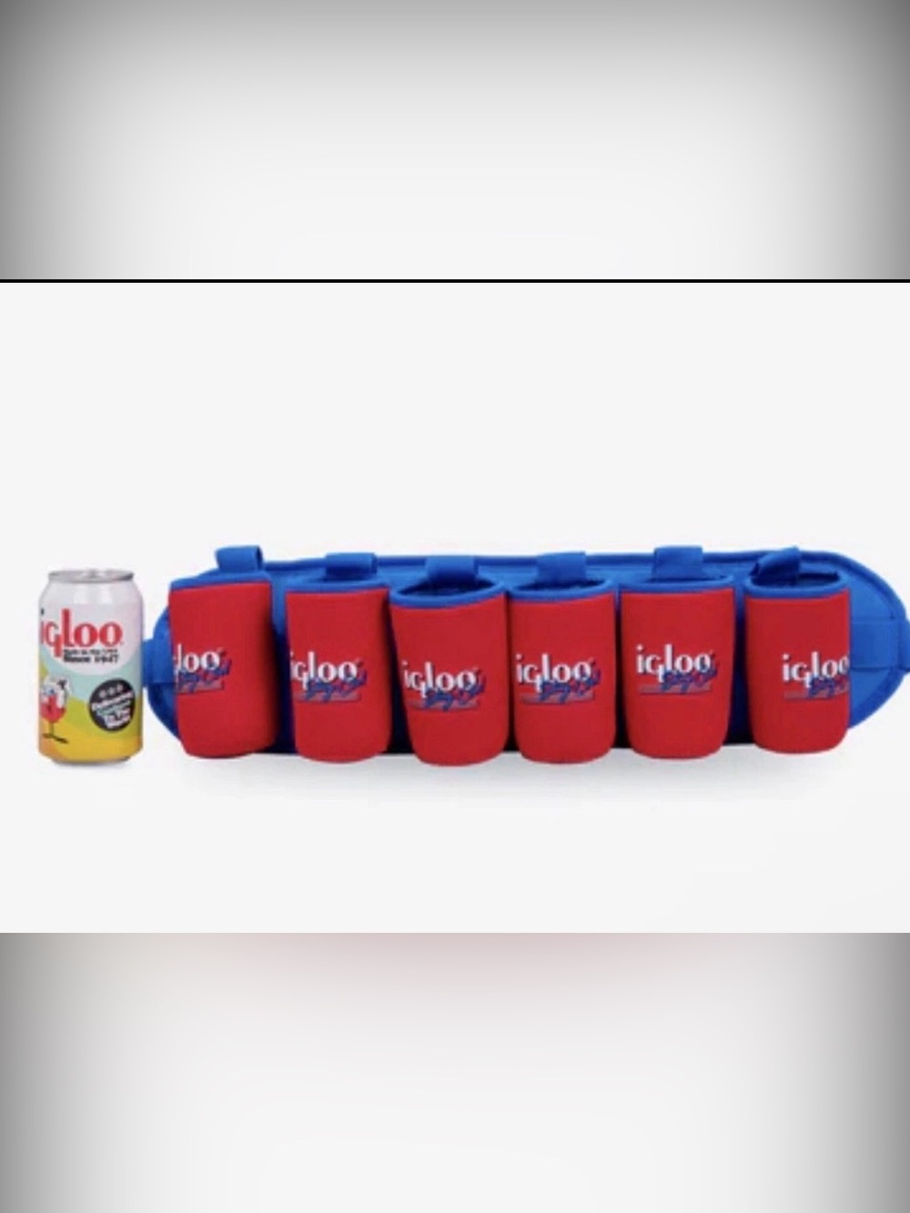 Igloo Retri Beerdolier Wearable scans Holster Cooler Belt New